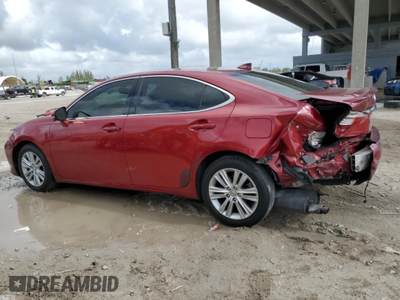 2015 Lexus ES with VIN JTHBK1GG9F2162281, listed as a Copart auction lot 85310724 with 159,230 mi miles and Salvage Title. Bid and sale history available at carsss.com. Image 2.