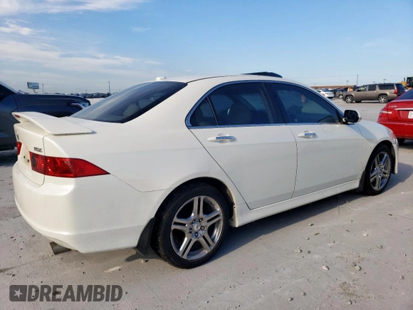 2008 Acura TSX with VIN JH4CL96868C017318, listed as a Copart auction lot 63731945 with 214,248 mi miles and Salvage title. Bid and sale history available at DreamBid. Image 3.