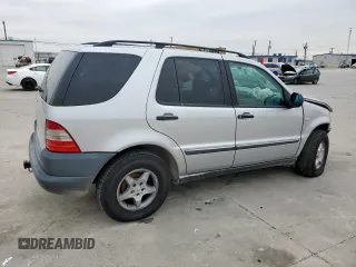 1999 Mercedes-Benz M 320/430/500 with VIN 4JGAB54E8XA060898, listed as a Copart auction lot 46033325 with Not provided miles and Salvage title. Bid and sale history available at DreamBid. Image 3.