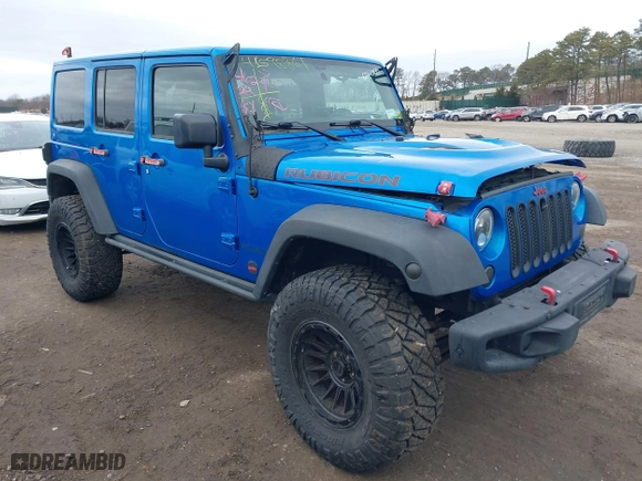 2016 Jeep Wrangler Unlimited Rubicon with VIN 1C4BJWFG2GL192074, listed as a IAAI auction lot 41598861 with 70,000 mi miles. Bid and sale history available at carsss.com. Image 1.