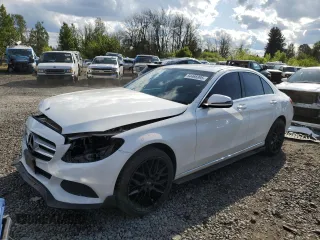 2018 Mercedes-Benz C 300 with VIN 55SWF4KB7JU269919, listed as a Copart auction lot 54466995 with 45,345 mi miles and Salvage title. Bid and sale history available at DreamBid. Image 1.