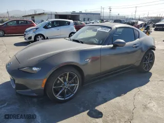 2019 Mazda MX-5 Miata RF Grand Touring with VIN JM1NDAM75K0309845, listed as a Copart auction lot 70659684 with 46,038 mi miles and Salvage Title. Bid and sale history available at carsss.com. Image 1.