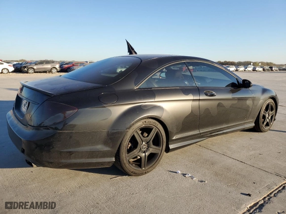 2009 Mercedes-Benz CL-Class 5.5L V8 with VIN WDDEJ86X39A022772, listed as a Copart auction lot 82201764 with NaN miles and Salvage Title. Bid and sale history available at carsss.com. Image 3.