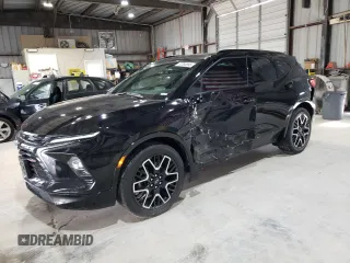 2024 Chevrolet Blazer RS with VIN 3GNKBKRSXRS174979, listed as a Copart auction lot 57282895 with 14,560 mi miles and Salvage title. Bid and sale history available at DreamBid. Image 1.