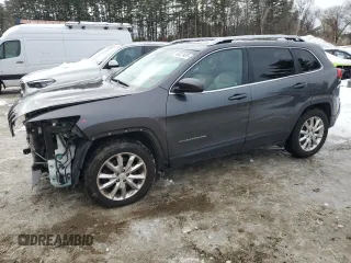 2017 Jeep Cherokee Limited with VIN 1C4PJMDS2HW657115, listed as a Copart auction lot 46327425 with 131,930 mi miles and Salvage Title. Bid and sale history available at carsss.com. Image 1.