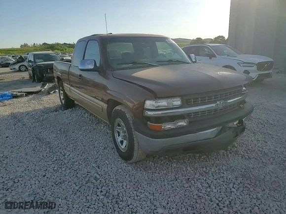 1999 Chevrolet Silverado 1500 LS with VIN 1GCEC19V4XZ162382, listed as a Copart auction lot 42801815 with 145,327 mi miles and Salvage Title. Bid and sale history available at carsss.com. Image 11.