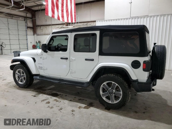 2020 Jeep Wrangler Unlimited Sahara with VIN 1C4HJXEGXLW147507, listed as a Copart auction lot 85898674 with 69,828 mi miles and Clean Title. Bid and sale history available at carsss.com. Image 2.