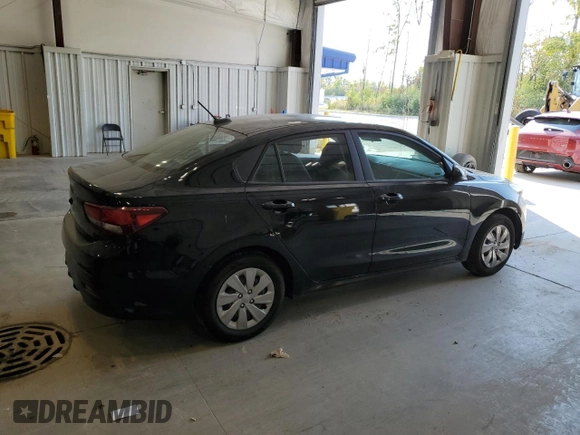 2020 Kia Rio LX with VIN 3KPA24AD4LE343543, listed as a Copart auction lot 70913604 with Not Provided miles and Non Repairable. Bid and sale history available at DreamBid. Image 3.