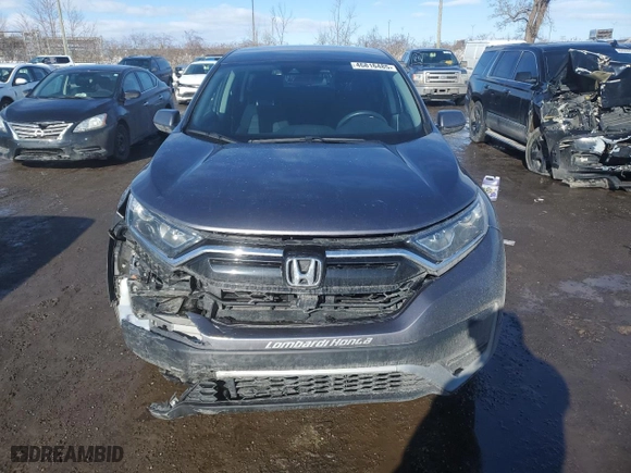 2020 Honda CR-V LX with VIN 2HKRW2H22LH240973, listed as a Copart auction lot 46816485 with 92,711 mi miles and Salvage Title. Bid and sale history available at carsss.com. Image 5.