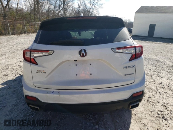 2024 Acura RDX with VIN 5J8TC2H38RL039558, listed as a Copart auction lot 79031114 with Not provided miles and Salvage title. Bid and sale history available at DreamBid. Image 6.