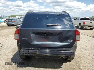 2015 Jeep Compass Sport with VIN 1C4NJCBA1FD204043, listed as a Copart auction lot 52148715 with 108,205 mi miles and Salvage Title. Bid and sale history available at carsss.com. Image 6.