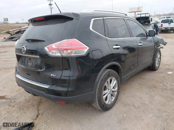 2015 Nissan Rogue SV with VIN KNMAT2MT6FP559323, listed as a IAAI auction lot 41143937 with 1 mi miles. Bid and sale history available at carsss.com. Image 4.