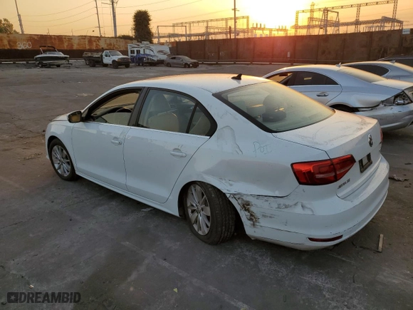 2015 Volkswagen Jetta Sedan 1.8T Sport with VIN 3VWD17AJ6FM320912, listed as a Copart auction lot 84703644 with 0 mi miles and Salvage Title. Bid and sale history available at carsss.com. Image 2.