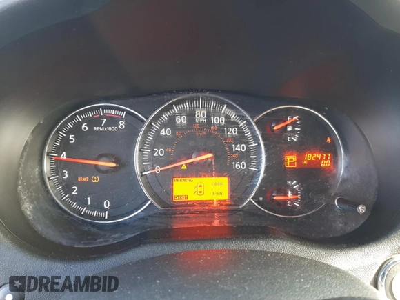 2010 Nissan Maxima SV with VIN 1N4AA5AP4AC847765, listed as a Copart auction lot 58555505 with 182,477 mi miles and Salvage title. Bid and sale history available at DreamBid. Image 9.