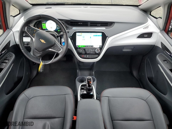 2021 Chevrolet Bolt EV Premier with VIN 1G1FZ6S03M4109964, listed as a Copart auction lot 43561605 with 19,290 mi miles and Salvage Title. Bid and sale history available at carsss.com. Image 8.