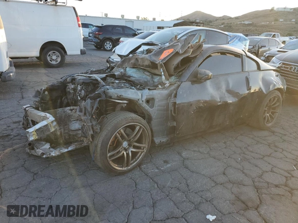 2007 Nissan 350Z with VIN JN1BZ34D67M506712, listed as a Copart auction lot 79272074 with Not Provided miles and Salvage Title. Bid and sale history available at DreamBid. Image 1.
