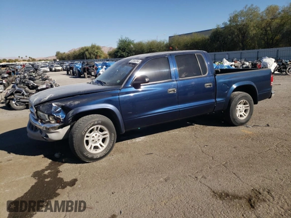2004 Dodge Dakota SLT with VIN 1D7HL48N44S500485, listed as a Copart auction lot 73153244 with Not Provided miles and Salvage Title. Bid and sale history available at DreamBid. Image 1.