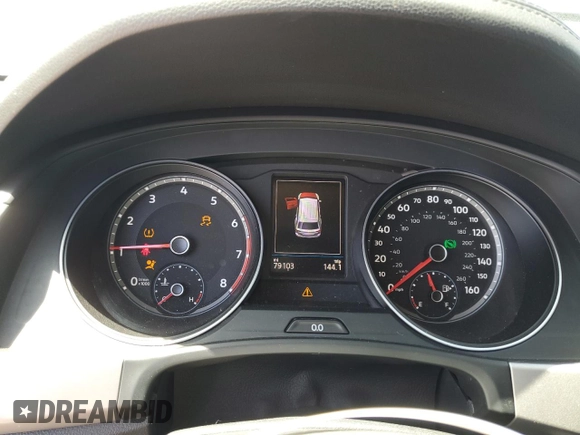 2019 Volkswagen Atlas SE with VIN 1V2DP2CA1KC590593, listed as a Copart auction lot 53830035 with 79,103 mi miles and Salvage title. Bid and sale history available at DreamBid. Image 9.