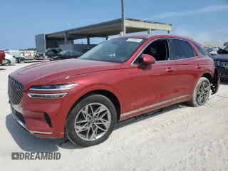 2022 Genesis GV70 2.5T z VIN KMUMADTB1NU067187, wystawiony jako Copart lot #58198425 z przebiegiem 19 019 mil mil oraz Szkoda całkowita • Salvage title. Historia ofert i sprzedaży dostępna na DreamBid. Obrazek 1.