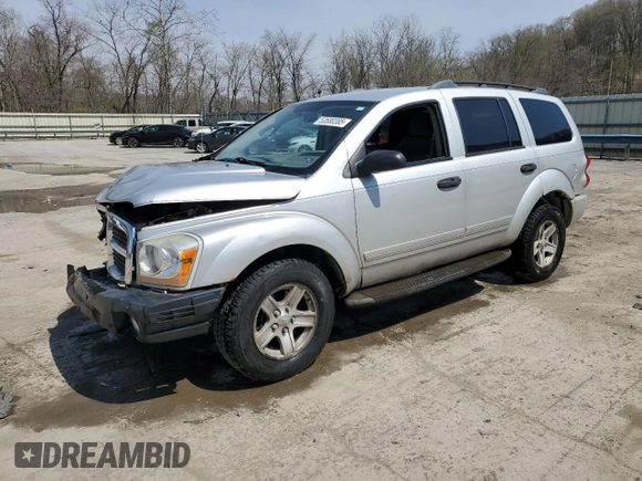 2005 Dodge Durango SLT with VIN 1D4HB48D65F529648, listed as a Copart auction lot 53580385 with 202,086 mi miles and Salvage title. Bid and sale history available at DreamBid. Image 1.