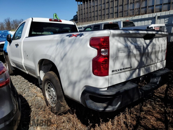 2025 Chevrolet Silverado 1500 with VIN 3GCNKAED8SG137655, listed as a Copart auction lot 48825395 with 2,158 mi miles and Salvage Title. Bid and sale history available at DreamBid. Image 2.
