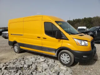 2021 Ford Transit Cargo with VIN 1FTBW9C87MKA79870, listed as a Copart auction lot 86796564 with 54,831 mi miles and Salvage Title. Bid and sale history available at DreamBid. Image 4.