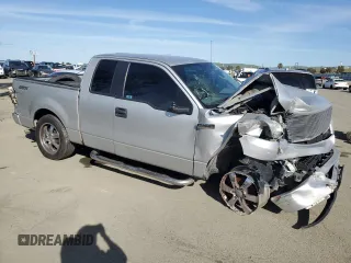 2006 Ford F-150 STX with VIN 1FTRX12W06KA91276, listed as a Copart auction lot 49901335 with 129,512 mi miles and Salvage Title. Bid and sale history available at carsss.com. Image 4.