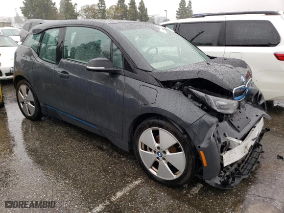 2015 BMW i3 with VIN WBY1Z4C57FV503091, listed as a Copart auction lot 44481853 with 0 mi miles. Bid and sale history available at carsss.com. Image 4.