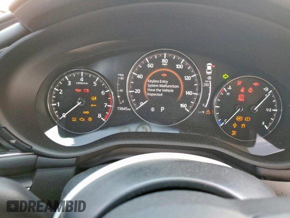2023 Mazda 3 Premium Plus with VIN 3MZBPBEY3PM352623, listed as a Copart auction lot 63944895 with 15,645 mi miles and Salvage title. Bid and sale history available at DreamBid. Image 9.