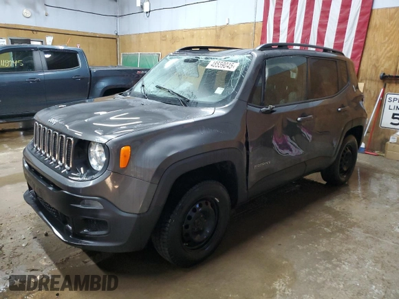 2017 Jeep Renegade Sport with VIN ZACCJBABXHPG61076, listed as a Copart auction lot 48559045 with Not Provided miles and Clean Title. Bid and sale history available at carsss.com. Image 1.
