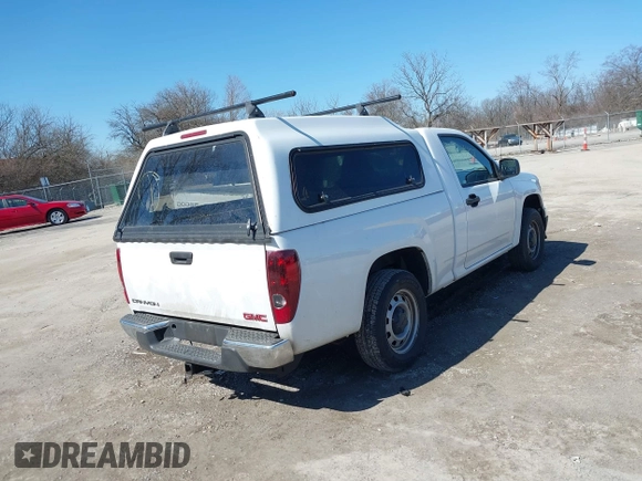 2012 GMC Canyon Work Truck with VIN 1GTC5LF98C8119734, listed as a IAAI auction lot 41749458 with 195,259 mi miles. Bid and sale history available at carsss.com. Image 4.