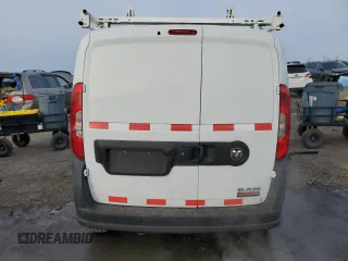 2017 Ram ProMaster City Cargo Tradesman with VIN ZFBERFAB7H6E71317, listed as a Copart auction lot 45488715 with 93,183 mi miles and Salvage Title. Bid and sale history available at DreamBid. Image 6.
