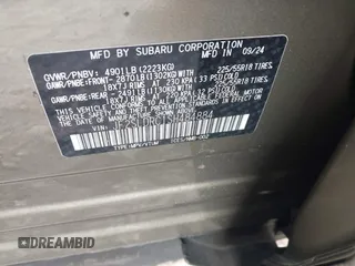 2025 Subaru Forester Limited z VIN JF2SLDRC1SH484884, wystawiony jako IAAI lot #41590511 z przebiegiem 4 933 mil mil oraz . Historia ofert i sprzedaży dostępna na DreamBid. Obrazek 9.