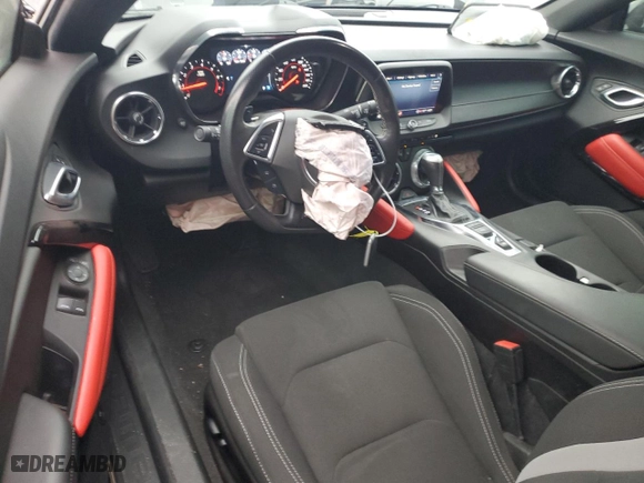 2021 Chevrolet Camaro 1SS with VIN 1G1FF1R73M0130495, listed as a Copart auction lot 80378244 with 33,525 mi miles and Salvage Title. Bid and sale history available at carsss.com. Image 8.