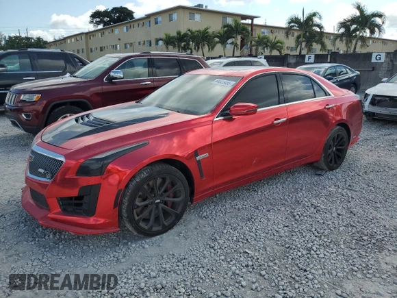 2018 Cadillac CTS-V z VIN 1G6A15S64J0127287, wystawiony jako Copart lot #44023455 z przebiegiem 48 678 mil mil oraz Tytuł czysty. Historia ofert i sprzedaży dostępna na DreamBid. Obrazek 1.