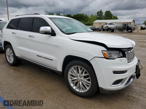 2017 Jeep Grand Cherokee Summit with VIN 1C4RJFJG2HC941155, listed as a Copart auction lot 57641665 with 72,273 mi miles and Salvage title. Bid and sale history available at DreamBid. Image 4.