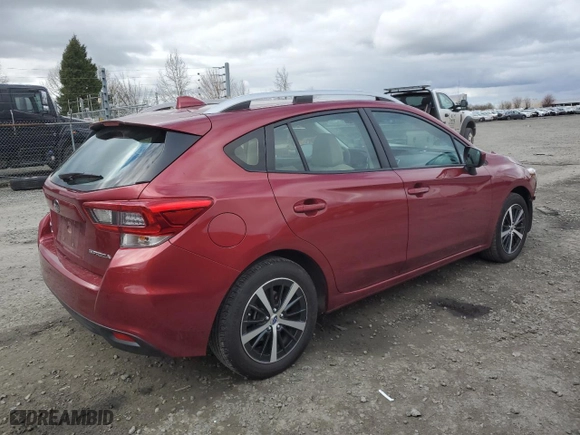 2023 Subaru Impreza Premium with VIN 4S3GTAD62P3700881, listed as a Copart auction lot 47462315 with 23,012 mi miles and Salvage Title. Bid and sale history available at carsss.com. Image 3.