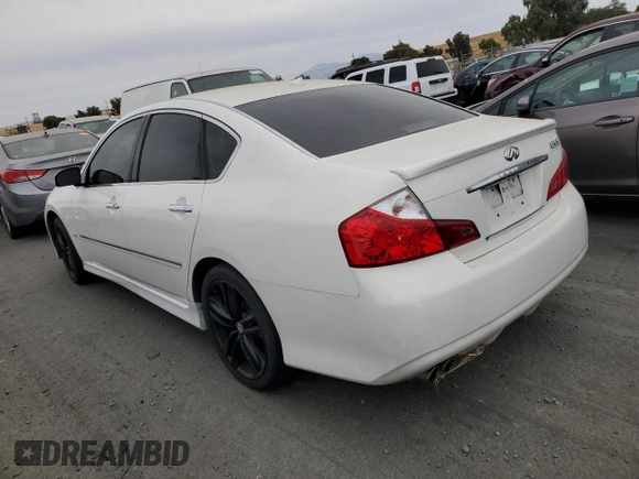 2008 Infiniti M with VIN JNKAY01E98M601353, listed as a Copart auction lot 68765094 with Not Provided miles and Salvage Title. Bid and sale history available at carsss.com. Image 2.