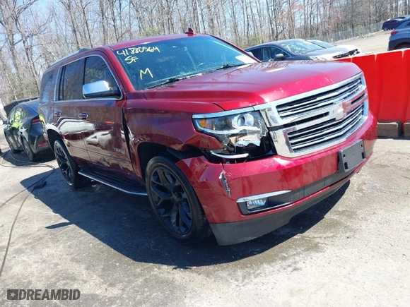 2016 Chevrolet Tahoe LTZ with VIN 1GNSKCKC9GR422695, listed as a IAAI auction lot 41880564 with 302,106 mi miles. Bid and sale history available at carsss.com. Image 1.