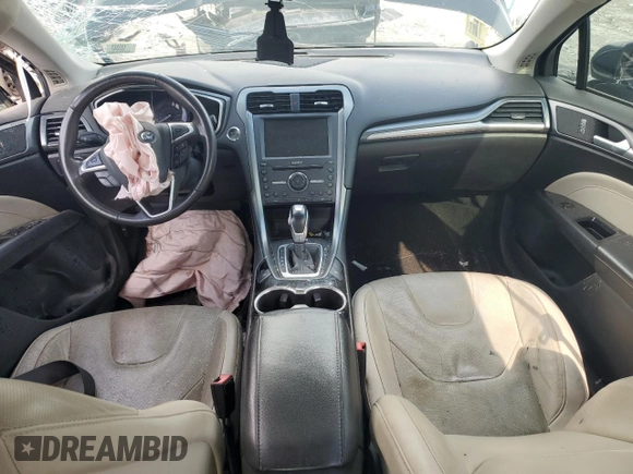 2016 Ford Fusion Titanium Hybrid with VIN 3FA6P0RU9GR249635, listed as a Copart auction lot 82410884 with 114,096 mi miles and Salvage Title. Bid and sale history available at carsss.com. Image 8.