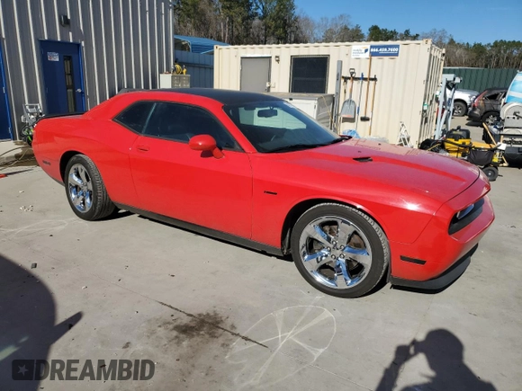 2013 Dodge Challenger R/T with VIN 2C3CDYBTXDH728695, listed as a Copart auction lot 42777345 with 140,696 mi miles and Salvage Title. Bid and sale history available at carsss.com. Image 4.
