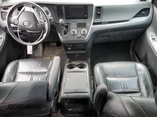 2017 Toyota Sienna SE with VIN 5TDXZ3DC9HS824064, listed as a Copart auction lot 51328695 with Not Provided miles and Salvage Title. Bid and sale history available at DreamBid. Image 8.