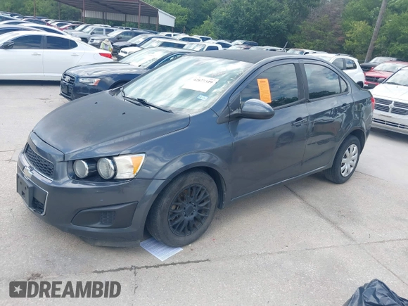 2013 Chevrolet Sonic LS with VIN 1G1JA5SH4D4138164, listed as a IAAI auction lot 42677319 with 144,244 mi miles and . Bid and sale history available at DreamBid. Image 2.