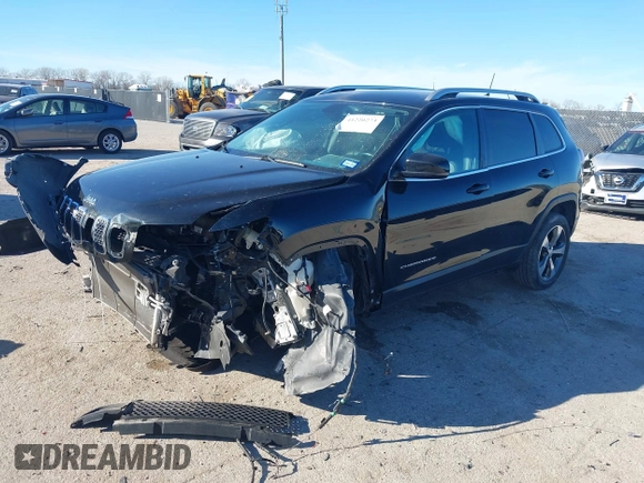 2020 Jeep Cherokee Limited with VIN 1C4PJLDB8LD577123, listed as a IAAI auction lot 41220273 with 92,573 mi miles. Bid and sale history available at carsss.com. Image 17.