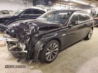 2017 BMW 5 Series 535i xDrive with VIN WBA5M4C34HD187204, listed as a Copart auction lot 83436574 with 79,026 mi miles and Salvage title. Bid and sale history available at DreamBid. Image 1.