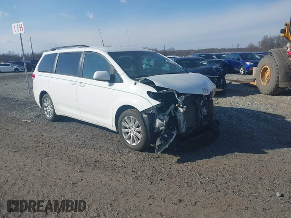 2013 Toyota Sienna LE with VIN 5TDJK3DC0DS066829, listed as a IAAI auction lot 41635076 with 205,808 mi miles and . Bid and sale history available at DreamBid. Image 1.