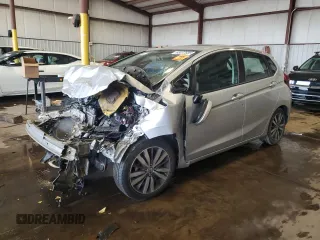 2015 Honda Fit EX-L with VIN 3HGGK5H8XFM715018, listed as a Copart auction lot 63037685 with Not provided miles and Salvage title. Bid and sale history available at DreamBid. Image 1.