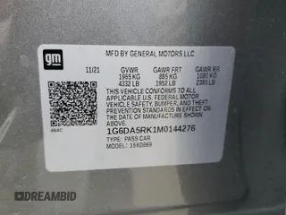 2021 Cadillac CT4 Luxury z VIN 1G6DA5RK1M0144276, wystawiony jako Copart lot #49243745 z przebiegiem 32 398 mil mil oraz Szkody całkowita. Historia ofert i sprzedaży dostępna na DreamBid. Obrazek 12.