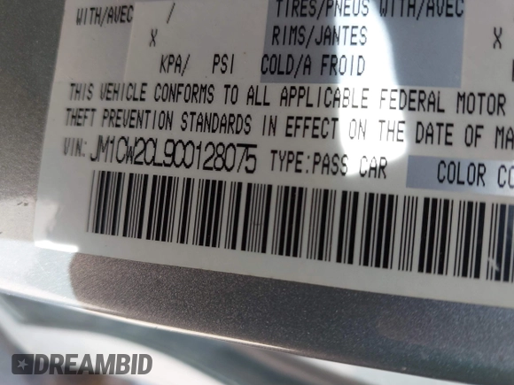 2012 Mazda 5 Touring with VIN JM1CW2CL9C0128075, listed as a IAAI auction lot 41886362 with 139,262 mi miles and . Bid and sale history available at carsss.com. Image 9.