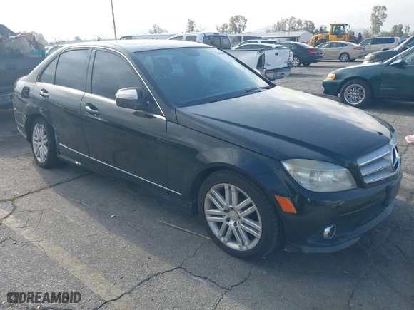 2009 Mercedes-Benz C-Class 3.0L Sport with VIN WDDGF54X19R061356, listed as a IAAI auction lot 41910107 with 300,926 mi miles. Bid and sale history available at carsss.com. Image 1.